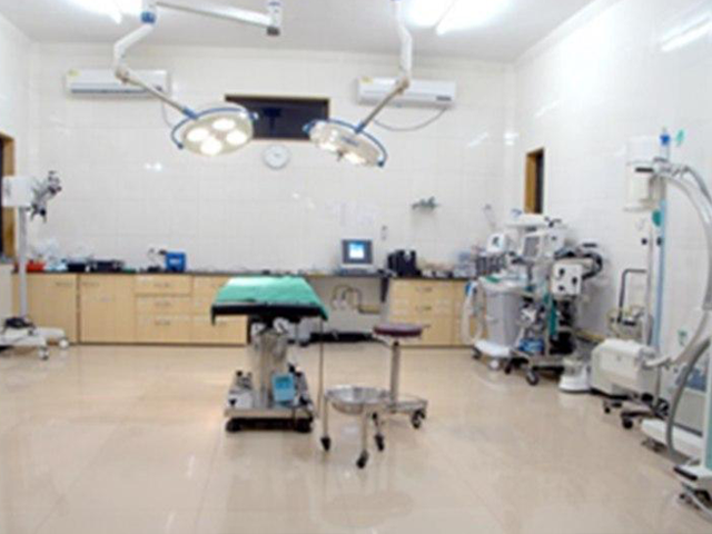 Three well equipped Operation Theatres
